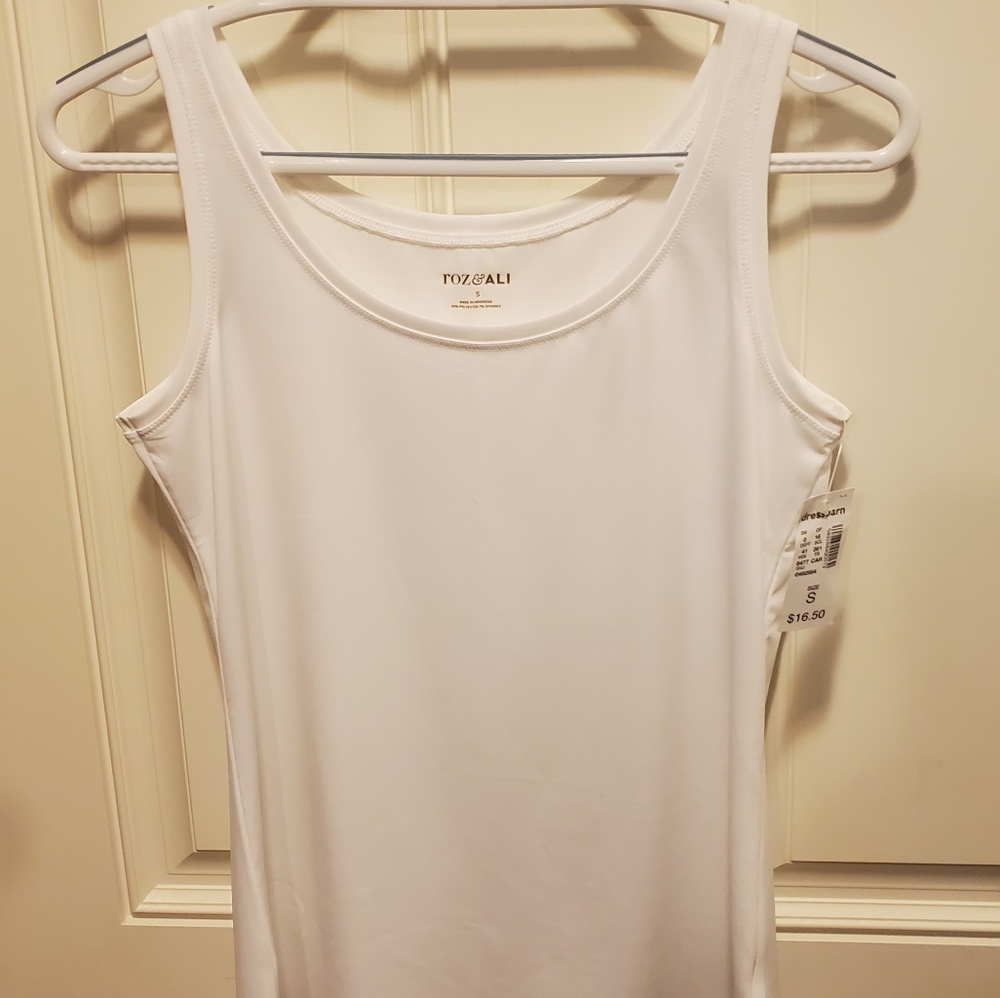 Ladies White Dress Tank